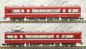 Nagoya Railroad Series 7700 White Stripe 1990 (w/end panel window) Additional Two Car Formation Set (Add-on 2-Car Set) (Pre-colored Completed) (Model Train)