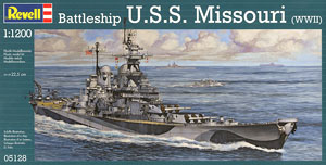 Amazon | ドイツレベル(Revell) 1/1200 U.S.S. 戦艦ミズーリ 第