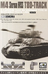For M4 SHERMAN HVSS Type T80 Track (Plastic model)