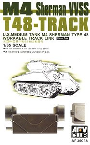 Type T48 Track for M4 Sherman & M3 Lee (Workable) (Plastic model)