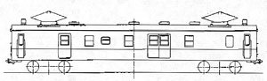 16番(HO) [ハンダ工作入門用] 国鉄クモユニ74タイプ (大型前照灯タイプ) 車体キット (組み立てキット) (鉄道模型)