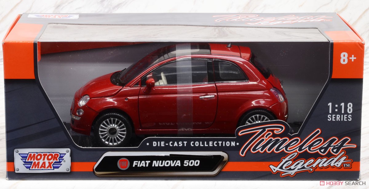 Fiat Nuova 500 (Red) (Diecast Car) Package1
