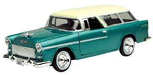 1955 Chevy Bel Air Normad (Green) (Diecast Car)