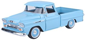 1958 Chevy Apache Fleetside (Blue) (Diecast Car)