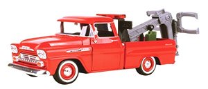 1958 Chevy Apache Fleetside Red (Diecast Car)