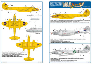 1/32 Gloster Meteor F4 [RAF `The Yellow Peril`,`Forever Amber`/RNLAF 323SQ/EAF 20SQ] (Decal)
