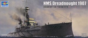 イギリス海軍 戦艦 HMS ドレッドノート 1907 (プラモデル)