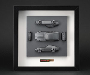 Frame Art Black Nissan Fairlady Z (S30) (ガンメタリック) (ミニカー)