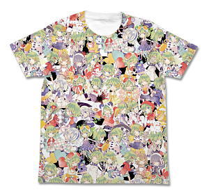 Memories of GUMI デフォルメ フルグラフィックTシャツ WHITE XL (キャラクターグッズ)