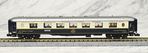 Orient Express Passenger Car Pullman 4158 [Displayed in Lalique Museum Hakone] (with Display UNITRACK 186mm) (Model Train)
