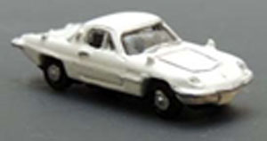 スポーツカー 1 - ホワイト (1台入り) (鉄道模型)