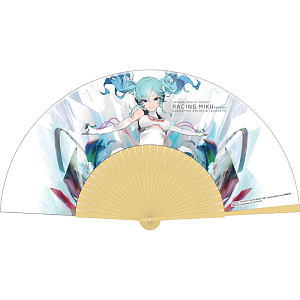 Hatsune Miku Racing ver. 2014 Cloth Folding Fan 1 (Anime Toy)