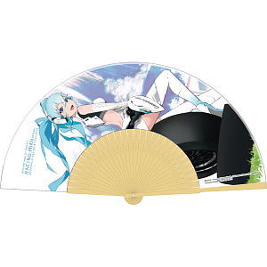 Hatsune Miku Racing ver. 2014 Cloth Folding Fan 2 (Anime Toy)