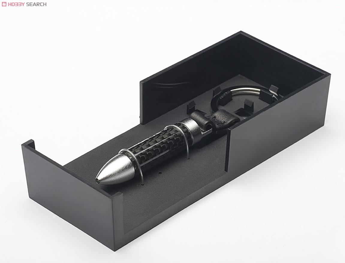 Retractable Carbon fiber Ballpoint pen (key chain) Item picture8