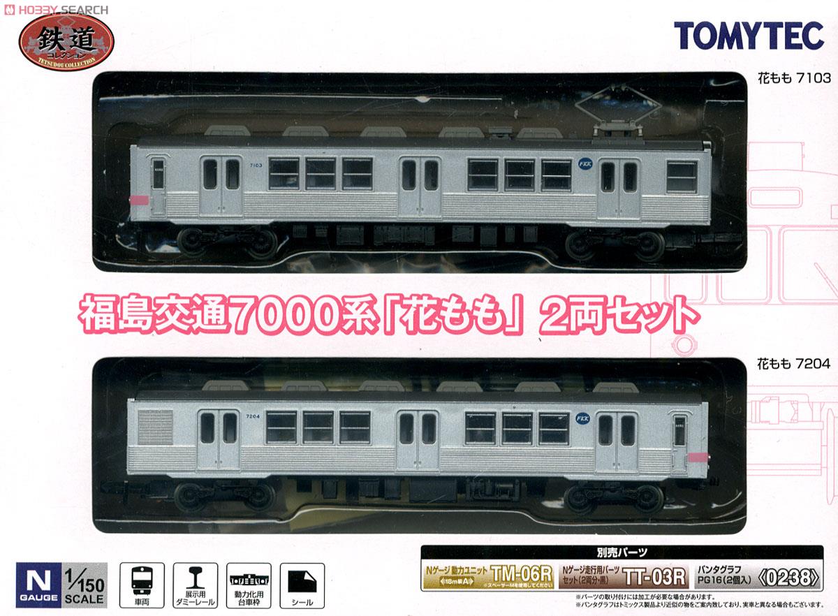 鉄道コレクション 福島交通 7000系 「花もも」 (2両セット) (鉄道模型) パッケージ1