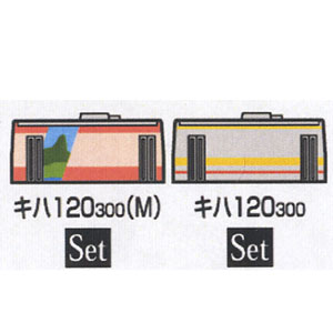 JR Series Kiha120 Diesel Car (Oito Line) (2-Car Set) (Model Train)