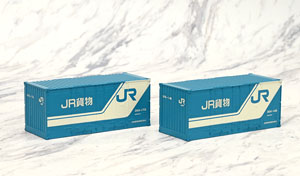 16番(HO) JR 30A形コンテナ (青色・2個入) (鉄道模型)