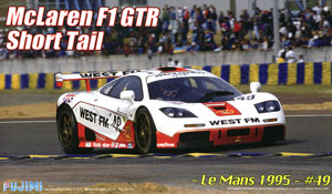 マクラーレン F1 GTR ショートテール 1995 ル・マン #49 WEST FM (プラモデル)