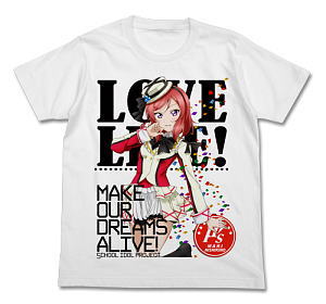 Love Live! Nishikino Maki Full Color T-Shirt White L (Anime Toy)