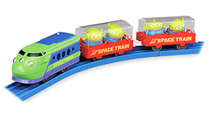 Disney Pixar Dream Railway Alien Space Train (3-Car Set) (Plarail)