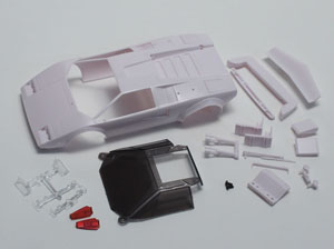 Lamborghini Countach LP500S White Body Set (RC Model)