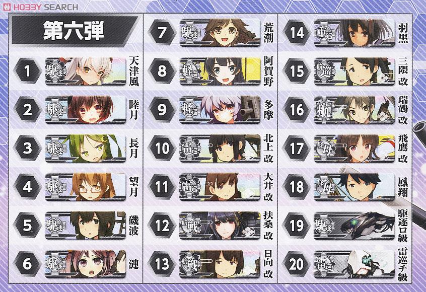 Kantai Collection Kan Badge Collection 6 20 pieces (Anime Toy) 商品画像5