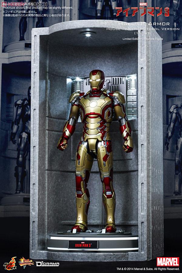 ムービー・マスターピース 『アイアンマン3』 1/6スケールジオラマ ホール・オブ・アーマー/ハウス・パーティー・プロトコル版(1台単品) (完成品) 商品画像2