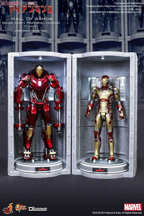 ムービー・マスターピース 『アイアンマン3』 1/6スケールジオラマ ホール・オブ・アーマー/ハウス・パーティー・プロトコル版(1台単品) (完成品) 商品画像3