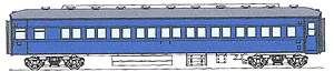 J.N.R. Passenger Car Type SUHANE30 Sleeper (Lower Body 1 Column Rivet) Conversion Kit (Unassembled Kit) (Model Train)