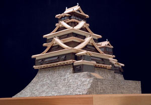 1/150 Kumamoto Castle Tower (Plastic model)