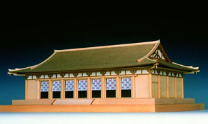 1/150 Horyuji Large Auditorium (National Treasure) (Plastic model)