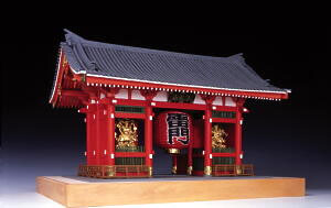 1/50 Sensoji Raimon Painted Type (Plastic model)