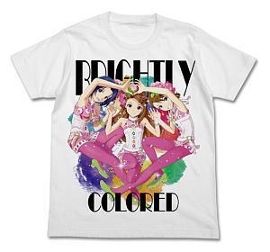 THE IDOLM@STER アイドルマスター フルカラーTシャツB 伊織・あずさ・亜美 WHITE M (キャラクターグッズ)