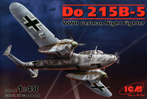 WWII German Night Fighter Do 215 B-5 (Plastic model)
