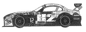 BMW Z4 `H2 Pharma` #12 Nogaro 2014 (Decal)