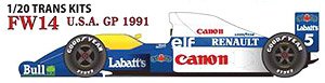 FW14 U.S.A. GP 1991 (レジン・メタルキット)