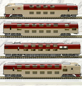 1/80(HO) J.R. Limited Express Sleeper Series 285 (Sunrise Express) Basic Set A (Basic 4-Car Set) (Model Train)