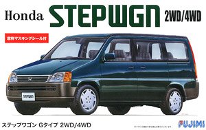 ステップワゴン Gタイプ `96 2WD/4WD 窓枠マスキングシール付