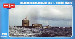 U.S. SSN-686 Mendel Rivers Nuclear submarine (Plastic model)