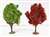 Zelkova Tree, Brown (65mm) (3pcs.) (Model Train) Other picture1