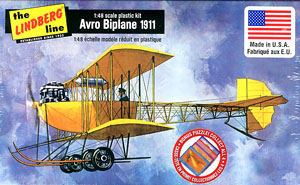 Avro D Biplane (w/48 Piece Puzzle) (Plastic model)