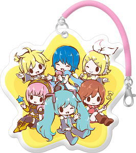 Hatsune Miku Pouch with Cord B.Music Friends (Anime Toy)