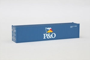 (Z) P&O 40f Marine Container (2pcs.) (Model Train)