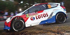 Ford Fiesta RS WRC RK M-Sport World Rally Team Kubica/Szczepaniak Rally Monte Carlo 2014 (Diecast Car)