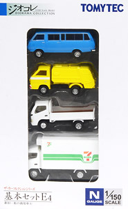 The Car Collection Basic Set E4 - Old and New Commercial Vehicles (4) (Model Train)