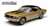 1968 Ford Mustang Golden Nugget Special - Sunlit Gold with Black Hood Stripes (ミニカー) 商品画像1