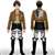 Trantrip Attack on Titan Survey Corps Costume Set Eren ver. Unisex S (Anime Toy) Other picture1