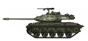 M41A3 War Car Door Dock JGSDF (Pre-built AFV)