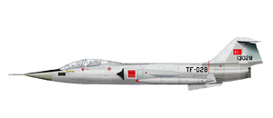 1/72 TF-104G スターファイター `トルコ空軍` (完成品飛行機)