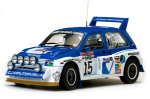 MG メトロ 6R4 - #15 M.Wilson/N.Harris (Rallye Sanremo 1986(Computer)) (ミニカー)